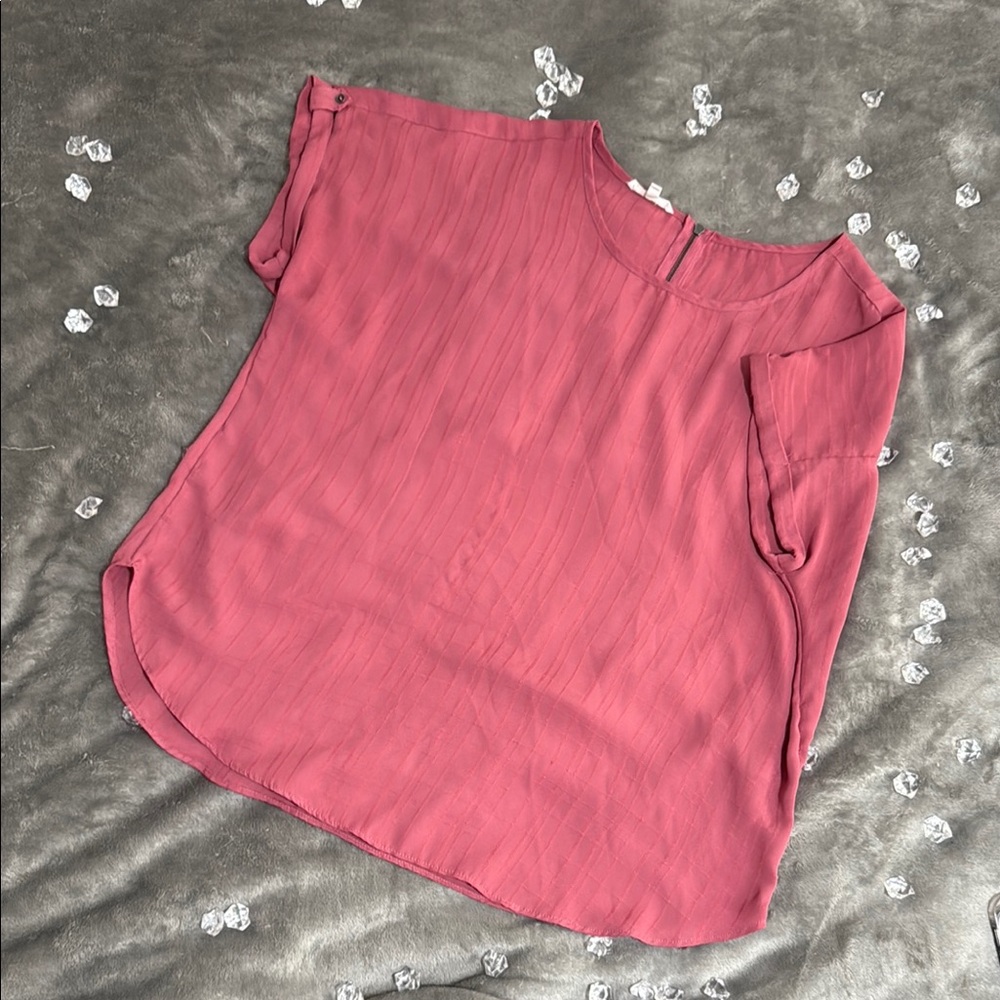 Maurices Boxy Cap Sleeve Blouse
